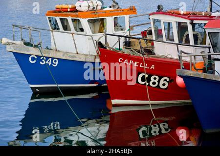 europa, republik irland, Grafschaft wexford, kilmore Quay, Fischereihafen, Fischtrawler Stockfoto