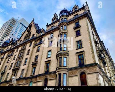 dakota Gebäude, in dem john lennon ermordet wurde Stockfoto