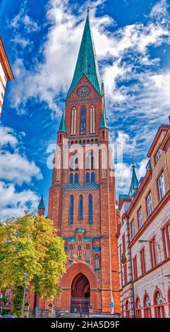 dom zu St. maria und St. johannes in schwerin Stockfoto