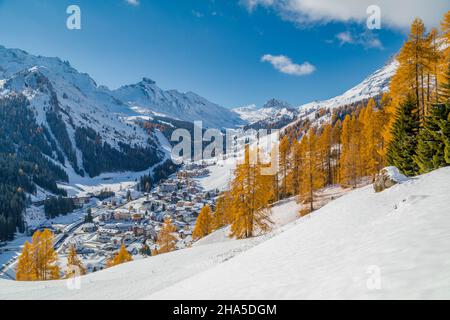 arabba, Winterskigebiet, livinallongo del col di lana, belluno, dolomiten, venetien, italien Stockfoto