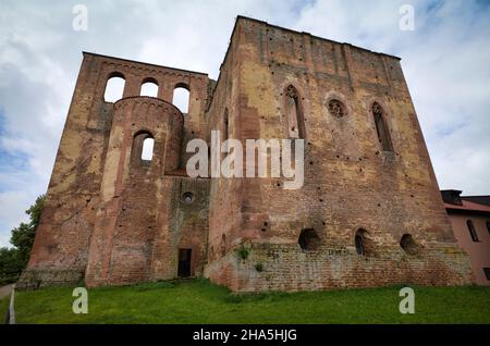 klosterruine limburg an der haardt, ehemalige benediktinerabtei, deutsche Weinstraße, Bad dürkheim, rheinland-pfalz, deutschland Stockfoto