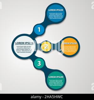 Elemente von Infografiken, Vektordarstellung Stock Vektor