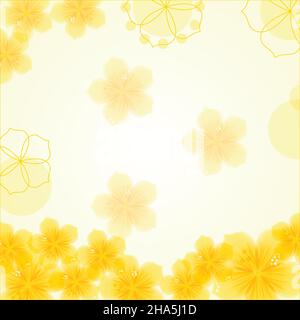 Abstrakte Blumen Hintergrund, Vektor-illustration Stock Vektor