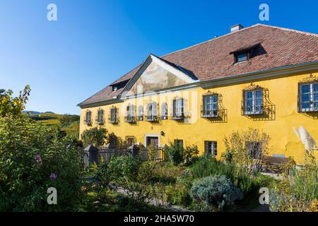 dürnstein,Weingut Rothenhof und pichelhof in wachau,niederösterreich / niederösterreich,österreich Stockfoto