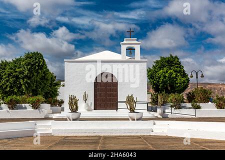 kirche ermita nuestra Señora del carmen, arrieta, lanzarote, Kanaren, kanarische Inseln, spanien, europa Stockfoto