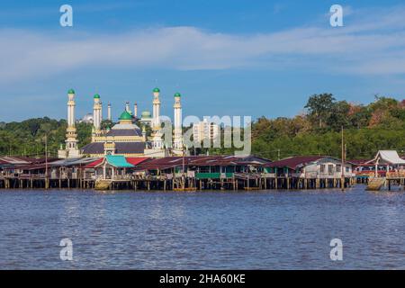 Duli Pengiran Muda Mahkota Pengiran Muda Hadschi Al-Muhtadee Billah Moschee in Bandar Seri Begawan, der Hauptstadt von Brunei Stockfoto