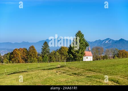 deutschland,bayern,oberbayern,oberland,saulgrub,fatima Kapelle am Fuße der alpen Stockfoto