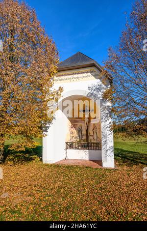 deutschland, bayern, oberbayern, rosenheim, tuntenhausen, beyharting, hohe Kapelle, Herbststimmung Stockfoto