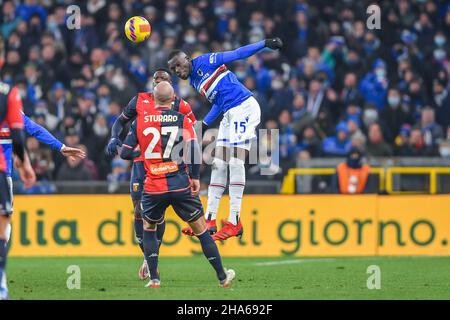 Genua, Italien. 10th Dez 2021. BARTOSZ BERESZYNSKI (Sampdoria) während Genua CFC vs UC Sampdoria, italienische Fußballserie A Spiel in Genua, Italien, Dezember 10 2021 Kredit: Unabhängige Fotoagentur/Alamy Live News Stockfoto