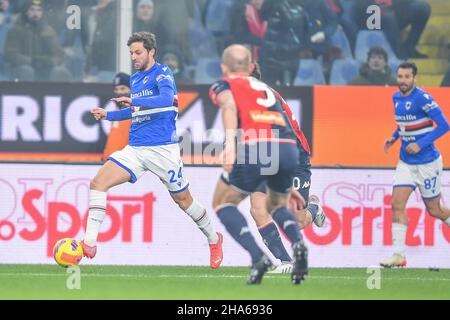 Genua, Italien. 10th Dez 2021. BARTOSZ BERESZYNSKI (Sampdoria) während Genua CFC vs UC Sampdoria, italienische Fußballserie A Spiel in Genua, Italien, Dezember 10 2021 Kredit: Unabhängige Fotoagentur/Alamy Live News Stockfoto