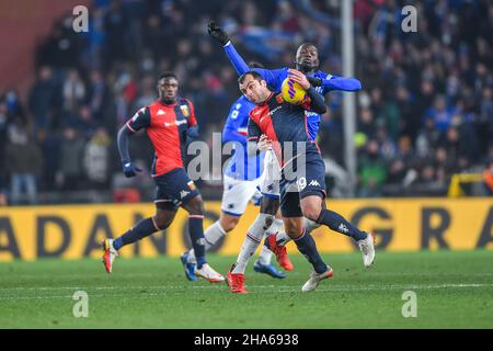 Genua, Italien. 10th Dez 2021. BARTOSZ BERESZYNSKI (Sampdoria) während Genua CFC vs UC Sampdoria, italienische Fußballserie A Spiel in Genua, Italien, Dezember 10 2021 Kredit: Unabhängige Fotoagentur/Alamy Live News Stockfoto