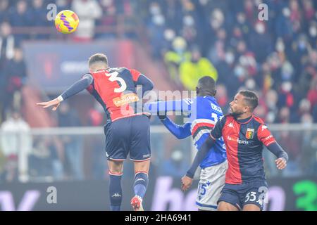 Genua, Italien. 10th Dez 2021. BARTOSZ BERESZYNSKI (Sampdoria) während Genua CFC vs UC Sampdoria, italienische Fußballserie A Spiel in Genua, Italien, Dezember 10 2021 Kredit: Unabhängige Fotoagentur/Alamy Live News Stockfoto