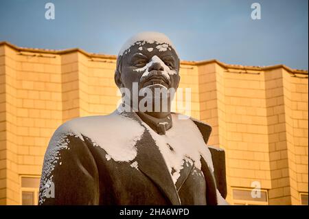 Büste von Lenin Stockfoto