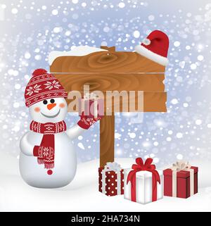 Weihnachtskarte. vektor-Illustration Stock Vektor
