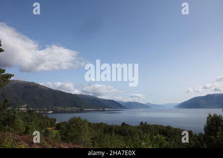 Norwegen - Sognefjord bei Nordrevik / Norwegen - Sognefjord bei Nordrevik / Stockfoto