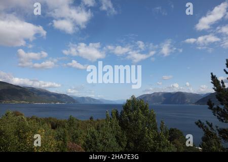 Norwegen - Sognefjord bei Nordrevik / Norwegen - Sognefjord bei Nordrevik / Stockfoto