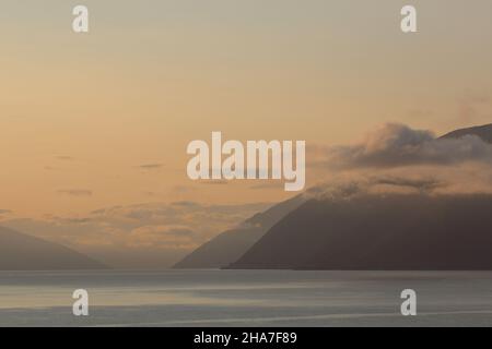 Norwegen - Sognefjord bei Nordrevik und Vadheim / Norwegen - Sognefjord bei Nordrevik und Vadheim / Stockfoto