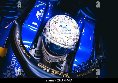 Abu Dhabi, Abu Dhabi. 11th Dez 2021. Abu Dhabi, VAE. 11th Dez 2021. George Russell (GBR) Williams Racing FW43B. Abu Dhabi Grand Prix, Samstag, 11th. Dezember 2021. Yas Marina Circuit, Abu Dhabi, VAE. Quelle: James Moy/Alamy Live News Stockfoto