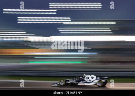 Abu Dhabi, Abu Dhabi. 11th Dez 2021. Yuki Tsunoda (JPN) AlphaTauri AT02. 11.12.2021. Formel 1 Weltmeisterschaft, Rd 22, Abu Dhabi Grand Prix, Yas Marina Circuit, Abu Dhabi, Qualifying Day. Bildnachweis sollte lauten: XPB/Press Association Images. Quelle: XPB Images Ltd/Alamy Live News Stockfoto