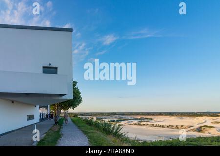 Faxe: Faxe Kalkbrud (Kalksteinbruch), Geomuseum Faxe, in Faxe, Fakse, Zealand, Sealand, Sjaelland, Dänemark Stockfoto