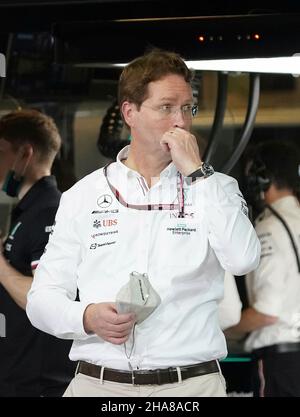 Abu Dhabi, VAE. 11th Dez 2021. 11th. Dezember 2021, Yas Marina Circuit, Abu Dhabi, FORMEL 1 ETIHAD AIRWAYS ABU DHABI GRAND PRIX 2021, im Bild CEO Ola Kallenius, Daimler AG Quelle: dpa picture Alliance/Alamy Live News Stockfoto