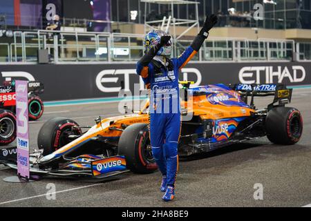 Yas Marina Circuit, Yas Island 11th. Dezember 2021 während des FORMEL 1 ETIHAD AIRWAYS ABU DHABI GRAND PRIX 2021 in den Vereinigten Arabischen Emiraten Eleanor Hoad Stockfoto