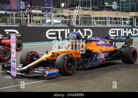 Yas Marina Circuit, Yas Island 11th. Dezember 2021 während des FORMEL 1 ETIHAD AIRWAYS ABU DHABI GRAND PRIX 2021 in den Vereinigten Arabischen Emiraten Eleanor Hoad Stockfoto