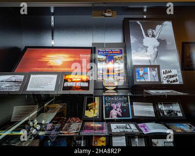 Las Vegas, MÄR 12 2021 - Innenansicht des National Atomic Testing Museum Stockfoto