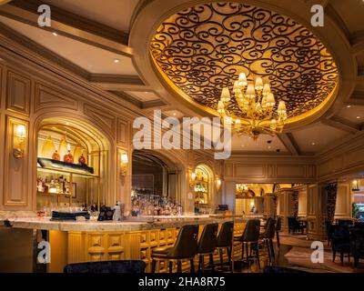 Las Vegas, MAI 15 2021 – Innenansicht des Bellagio Hotel and Casino Stockfoto