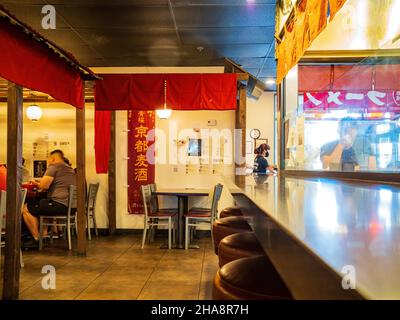 Las Vegas, MAI 15 2021 - Innenansicht eines Restaurants Stockfoto