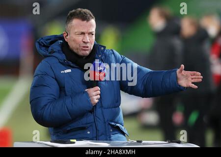 Wolfsburg, Deutschland. 11th Dez, 2021. firo 1st Bundesliga. 2021/2022 Fußball: Fuvuball: 11th. Dezember 2021 VfL Wolfsburg - VfB Stuttgart Sky Experte Lothar Matthv§US Credit: dpa/Alamy Live News Stockfoto