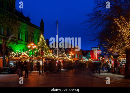 CHESTER, CHESHIRE, GROSSBRITANNIEN - 05. DEZEMBER 2021 Stockfoto