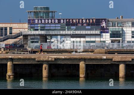 Dun Laoghaire Harbour, County Dublin, Irland Stockfoto