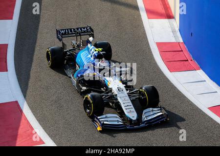Yas Marina Circuit, Yas Island, 11. Dezember 2021 Nichola Latifi (CAN), Williams FW43B während der FORMEL 1 ETIHAD AIRWAYS ABU DHABI GRAND PRIX 2021 Vereinigte Arabische Emirate Phil Duncan Stockfoto