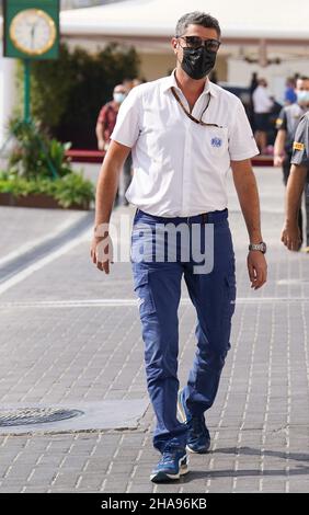 Yas Marina Circuit, Yas Island 11th. Dezember 2021 Michael Masi beim FORMEL 1 ETIHAD AIRWAYS ABU DHABI GRAND PRIX 2021 in den Vereinigten Arabischen Emiraten Eleanor Hoad Stockfoto