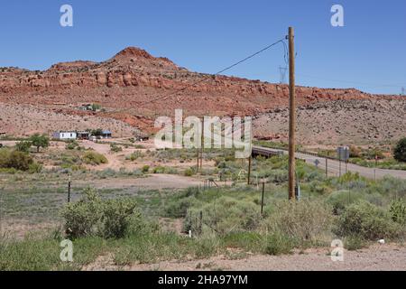 Bodaway-Gap-Kapitel in der Nähe des Grand Canyon auf der Navajo Nation an der Route 89. Stockfoto