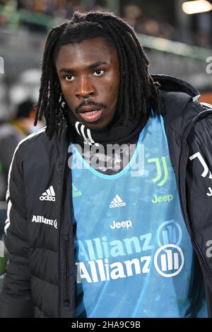 Venedig, Italien. 11th Dez 2021. Moise Kean Juventus während des Spiels Venezia FC gegen Juventus FC, italienische Fußballserie A in Venedig, Italien, Dezember 11 2021 Quelle: Independent Photo Agency/Alamy Live News Stockfoto