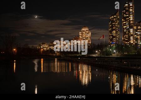 Toronto, Ontario, Kanada, Von Humber Bay Shores Stockfoto