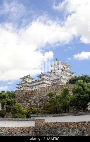 Himeji Castle, auch bekannt als White Heron Castle, in Himeji, Präfektur Hyogo, Japan. Stockfoto