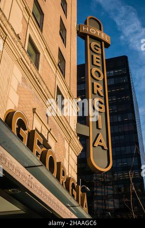 Hotel georgia vancouver bc kanada Stockfoto