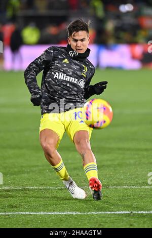 Pier Luigi Penzo Stadium, Venedig, Italien, 11. Dezember 2021, Paulo Dybala (juventus) beim Aufwärmen vor dem Spiel während des FC Venezia gegen Juventus Stockfoto