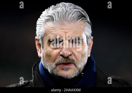 Venedig, Italien. 11. Dezember 2021. Maurizio Arrivabene schaut vor dem Fußballspiel der Serie A zwischen dem FC Venezia und dem FC Juventus nach. Kredit: Nicolò Campo/Alamy Live Nachrichten Stockfoto