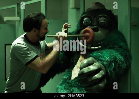 NICOLAS CAGE in WILLY'S WONDERLAND (2021), Regie KEVIN LEWIS. Kredit: SATURN FILME / Album Stockfoto