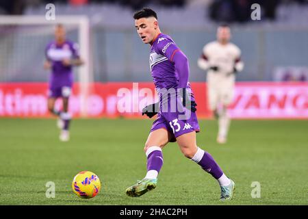 Stadion Artemio Franchi, Florenz, Italien, 11. Dezember 2021, Riccardo Sottil (Fiorentina) während des ACF Fiorentina gegen US Salernitana - italienischer Fußball S Stockfoto