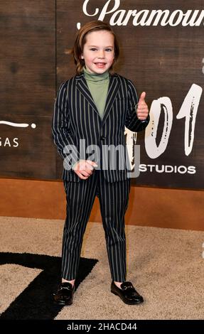 LAS VEGAS, NV - 11. DEZEMBER: Audie Rick bei der Weltpremiere von 1883 im Wynn Las Vegas Resort in Las Vegas, Nevada am 11. Dezember 2021. Kredit: DeeCee Carter/MediaPunch Stockfoto