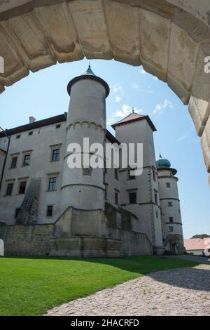 Burg in Nowy Wiśnicz, Grafschaft in Bochnia, Polen Woiwodschaft, Kleinpolen Stockfoto