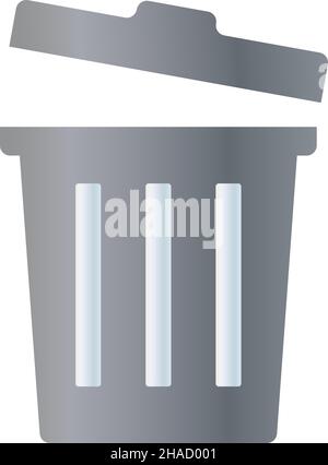 Einfaches Symbol, das Dumping und so weiter ausdrückt. Stock Vektor
