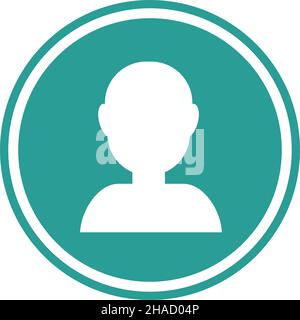 Symbole, die universell im Internet verwendet werden können, z. B. Konten und Kissenfelder. Stock Vektor