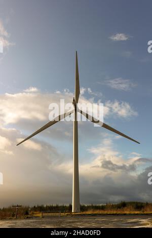 Windturbinen im Windpark Whitelee, Eaglesham Moor, in der Nähe von Eaglesham, Glasgow, Schottland, VEREINIGTES KÖNIGREICH Stockfoto
