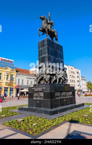 Spomenik oslobodioima Niša, Denkmal für die Liberatoren von Niš, Trg Kralja Milana, Niš, Serbien Stockfoto